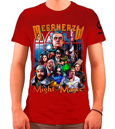 MegaHerz'Ы Might and Magic — футболка красная — Dead Brush