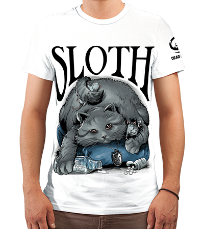 Футболка Sloth (Cold Black Series) — Dead Brush
