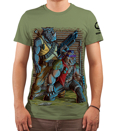 Футболка Bebop & Rocksteady Classic (Черепашки ниндзя) — Dead Brush