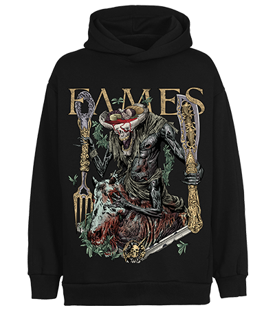 Fames NE H (Голод) — худи оверсайз — Dead Brush