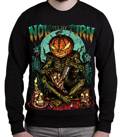 Свитшот Hell Pumpkin SW (Dead Brush Freepaint) — Dead Brush