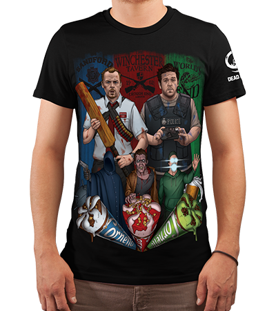 Футболка Shaun of the Dead (Зомби по имени Шон) — Dead Brush
