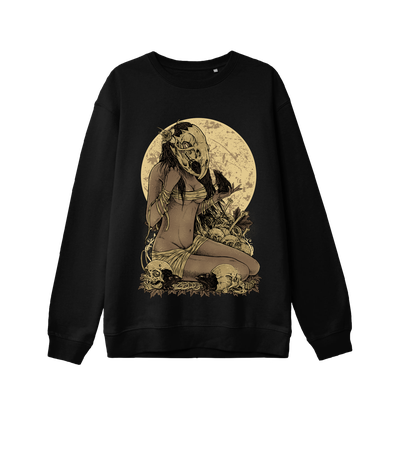 Свитшот Rat Queen (Cold Black Series) — Dead Brush