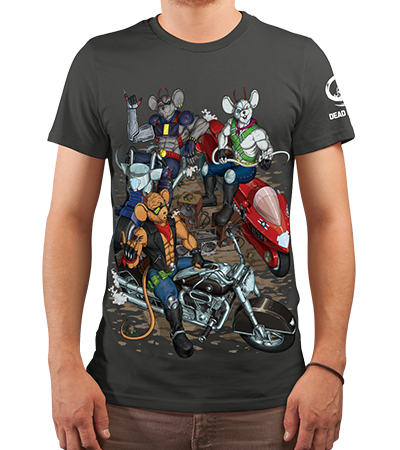 Футболка Rock on! (Мыши рокеры с марса) - Deadbrush.ru