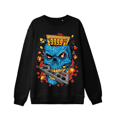 Свитшот 8BIT Skull (DB Games Series) — Dead Brush