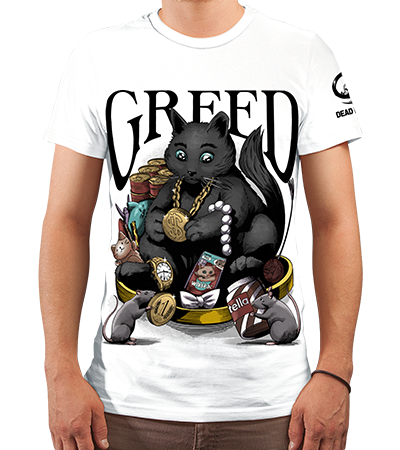 Футболка Greed (Cold Black Series) — Dead Brush